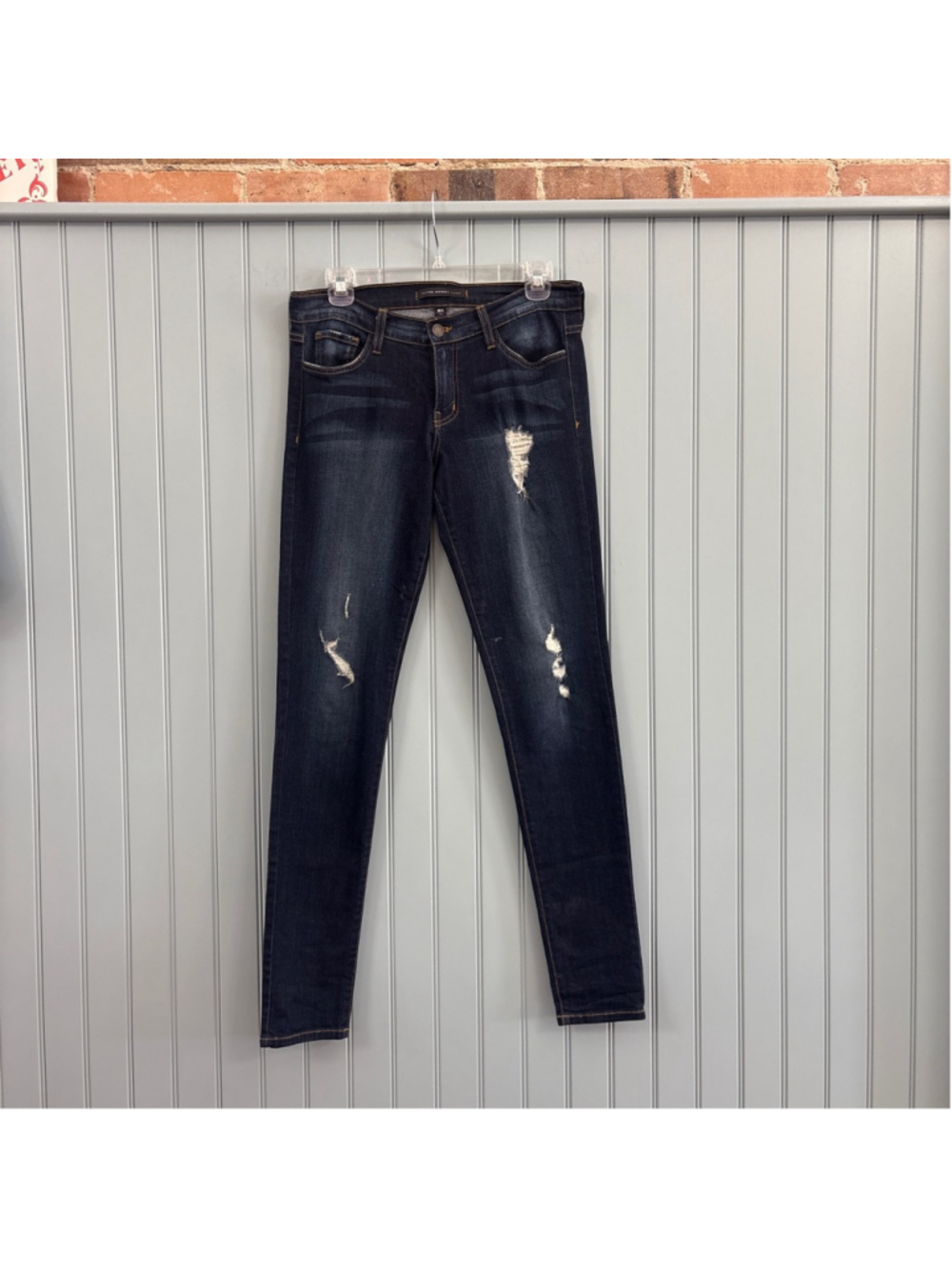 Flying Monkey Blue Distressed Skinny Jeans Size 28